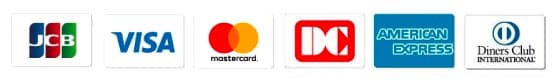 各種クレジットカードのロゴ